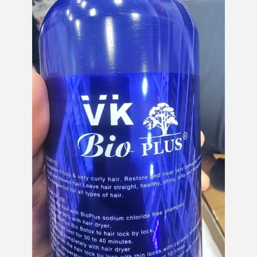 بوتاکس وی کی بیو پلاس مخصوص موهای آسیب دیده و دکلره احیا 80 درصد و صافی 70 بدون فرمالدهید — تصویر ۴