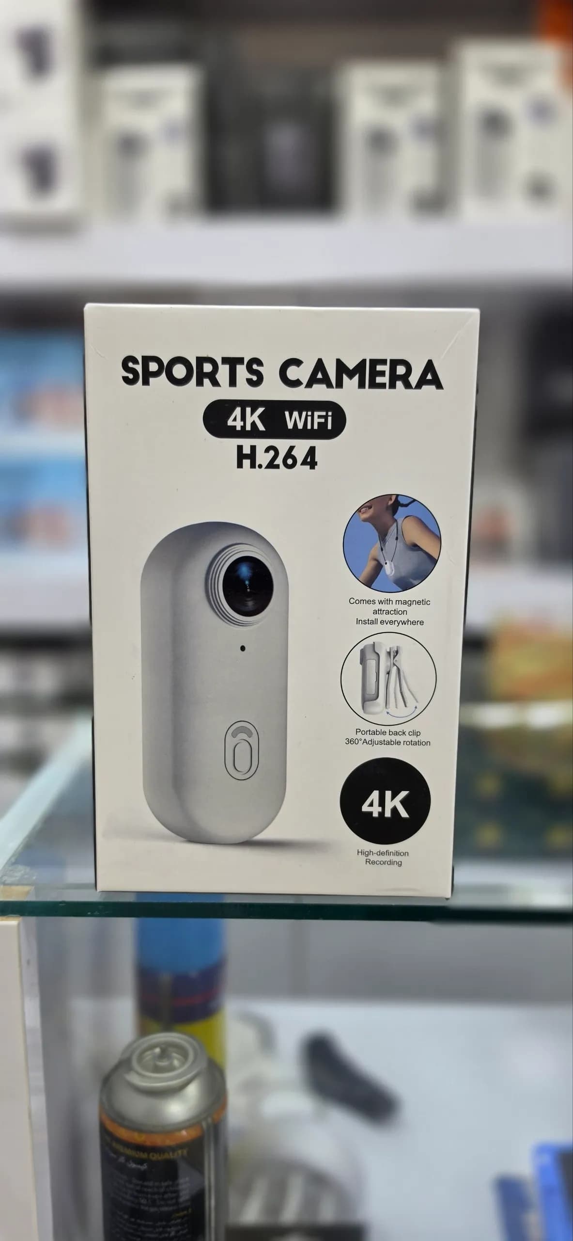 دوربین اکشن ورزشی Sport Camera 4K H.264 پک کامل با کاور ضد آب — تصویر ۳