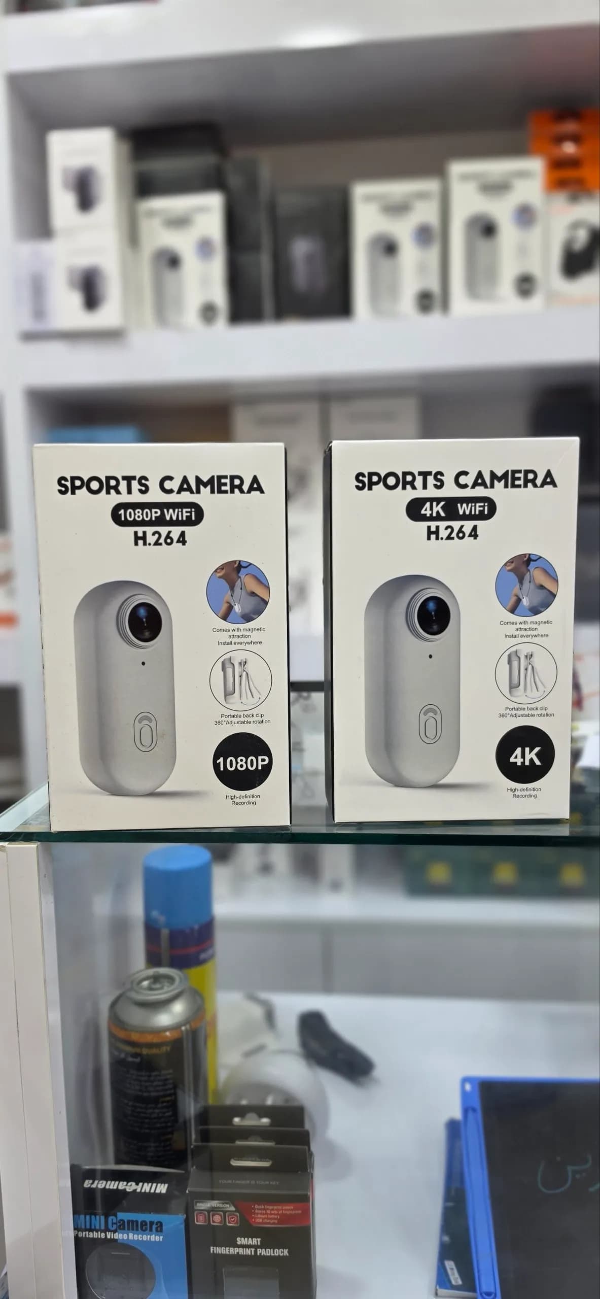 دوربین اکشن ورزشی Sport Camera 4K H.264 پک کامل با کاور ضد آب — تصویر ۴