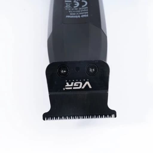 ماشین اصلاح موی سر و صورت وی جی آر مدل V-906 با تیغه سرامیکی پوشش DLC، موتور 9000 دور در دقیقه، باتری 2000 میلی آمپر ساع — تصویر ۶