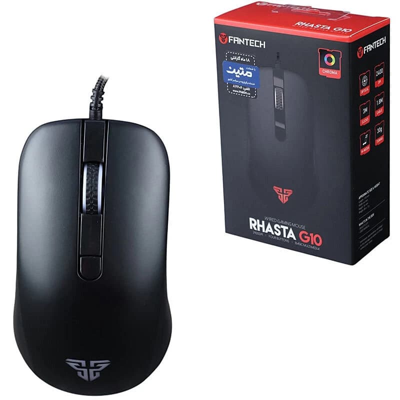 ماوس گیمینگ فنتک Fantech RHASTA G10 2400DPI — تصویر ۲