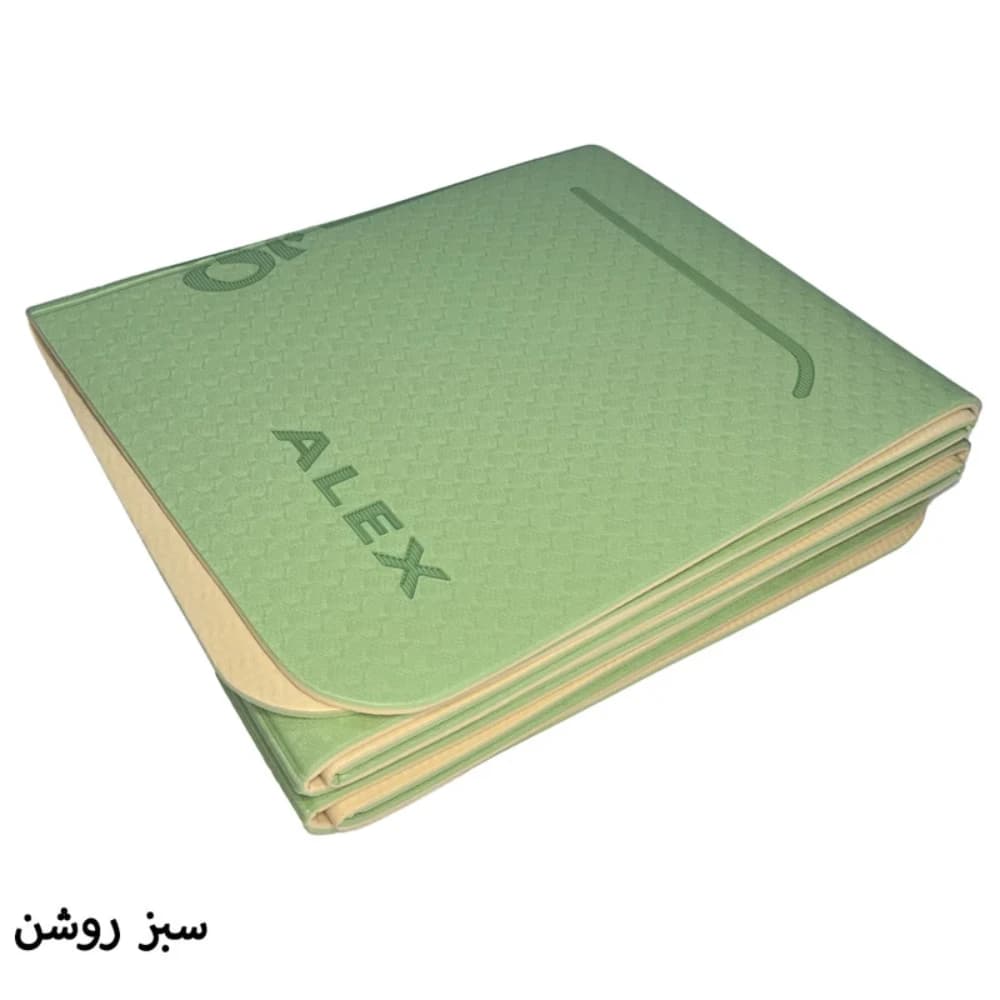 زیر انداز یوگا الکس مدل تاشو 2023 ضخامت 6 میلی متر — تصویر ۴