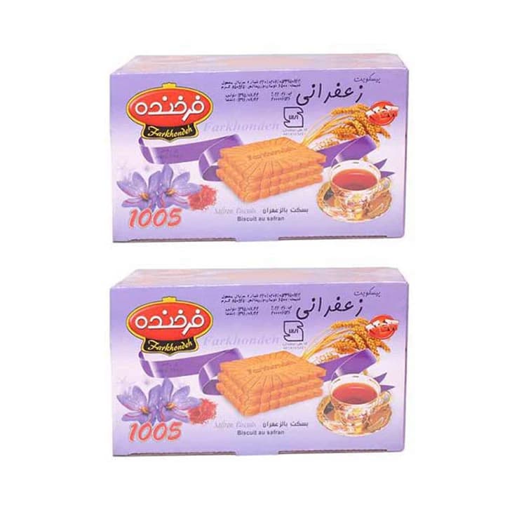 بیسکوییت زعفرانی فرخنده