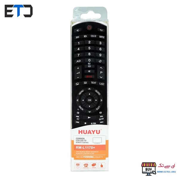 کنترل مادر و همه کاره تلویزیون توشیبا TOSHIBA RM-L1178 — تصویر ۶