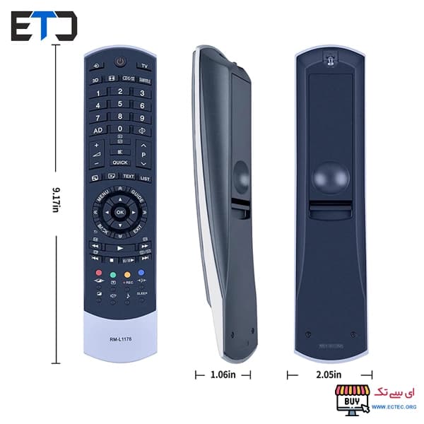 کنترل مادر و همه کاره تلویزیون توشیبا TOSHIBA RM-L1178 — تصویر ۷