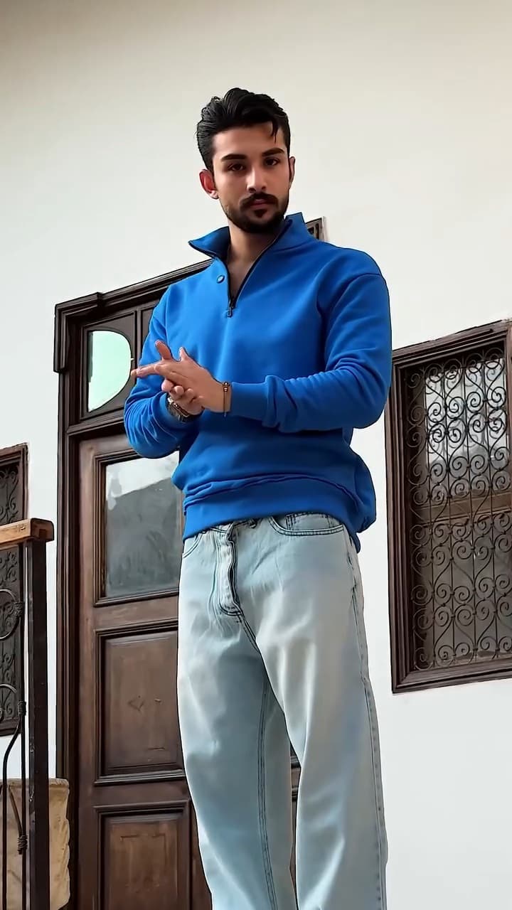 دورس نیم زیپ مردانه مدل کوروش