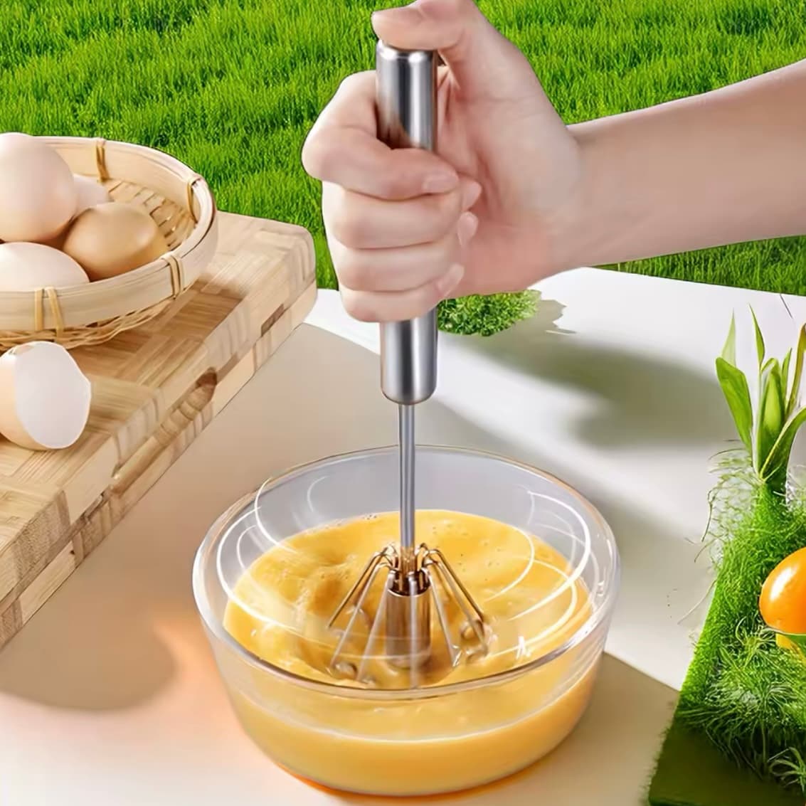همزن استیل فشاری چرخشی شنگیا (Shengya)- 2 سایز — تصویر ۷