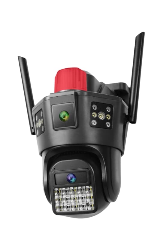 دوربین مداربسته مینی اسپیددام 8 مگاپیکسل سه تصویر سیمکارتی 4G مدل okam-pro بدون محدودیت در اپراتور با سرعت بالا سرور داخلی — تصویر ۴