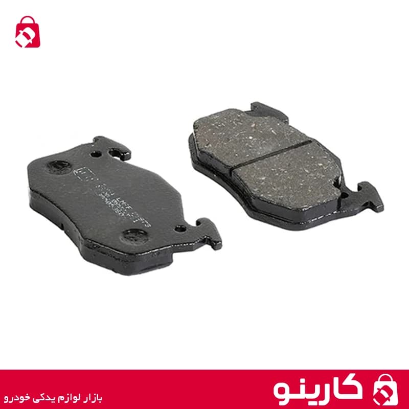 لنت ترمز چرخ عقب پژو 206 تیپ 5 دیسکی شاخکدار امکو emco