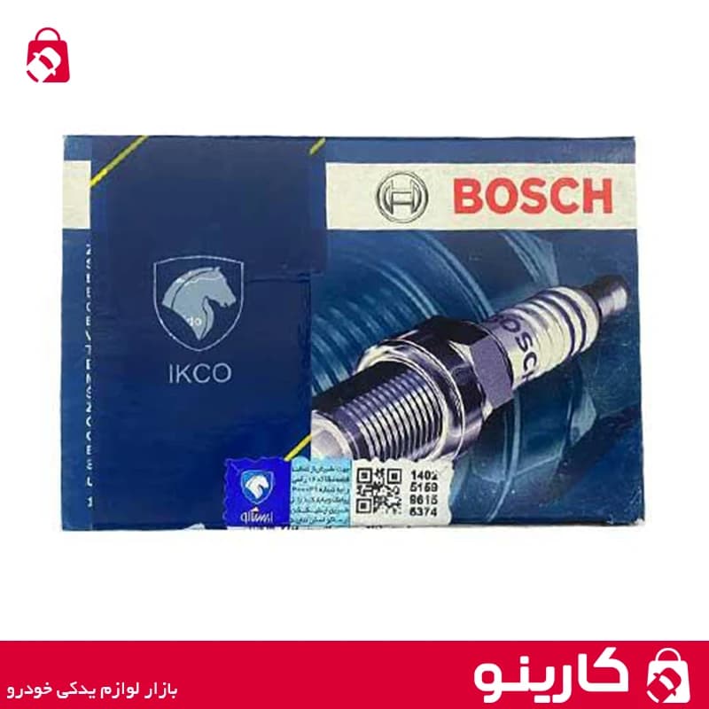 شمع موتور خودرو XU7 بنزینی و گازسوز k4m-tu3jp-1600 ohv-1600 inj با گپ 9 بوش ایساکو 1040300435 — تصویر ۲