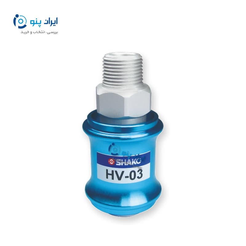 شیر کشویی دستی پنوماتیک شاکو سایز ۱/۲ اینچ مدل HV-04 SHAKO