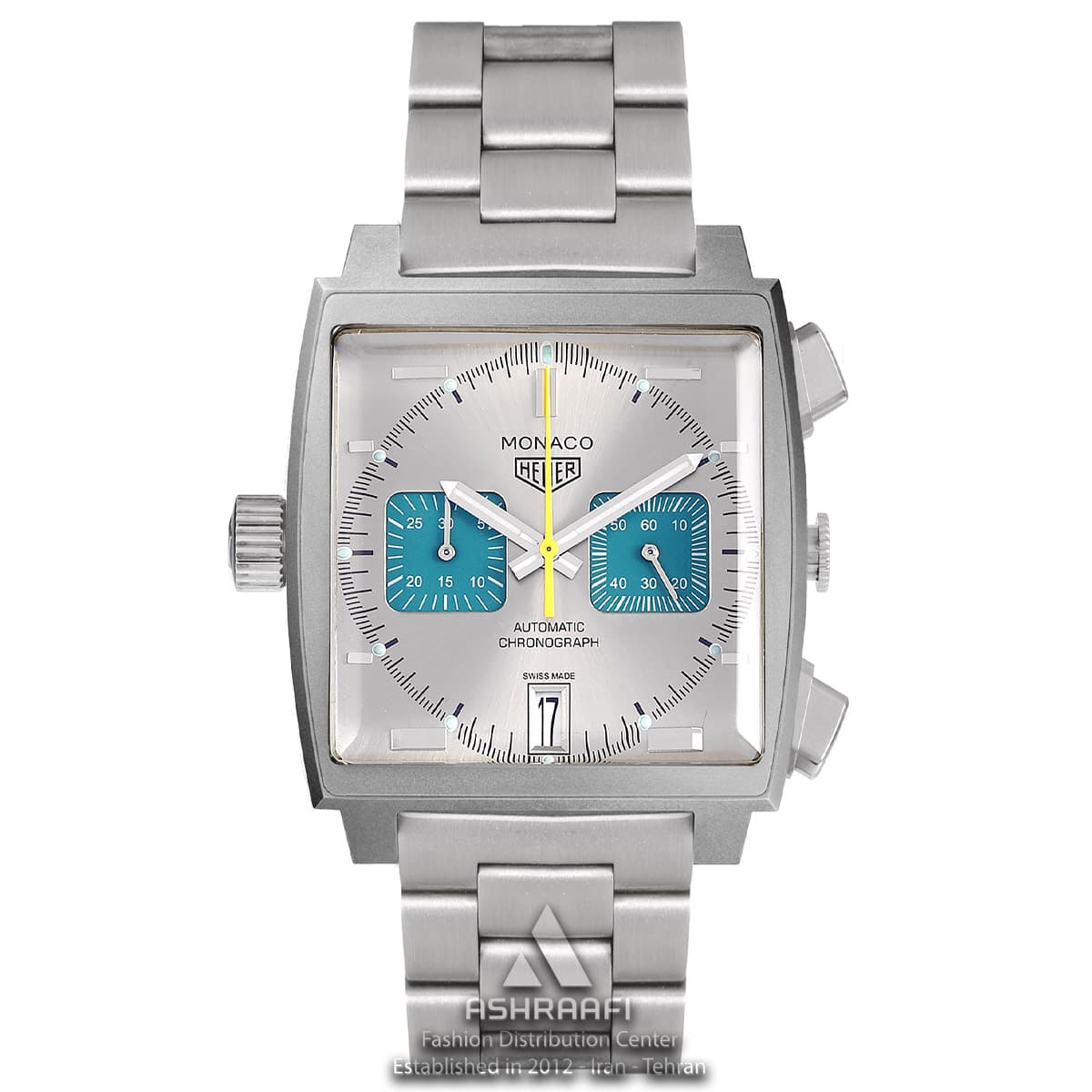 ساعت تگ هویر بند استیل Tag Heuer Monaco Gulf 171