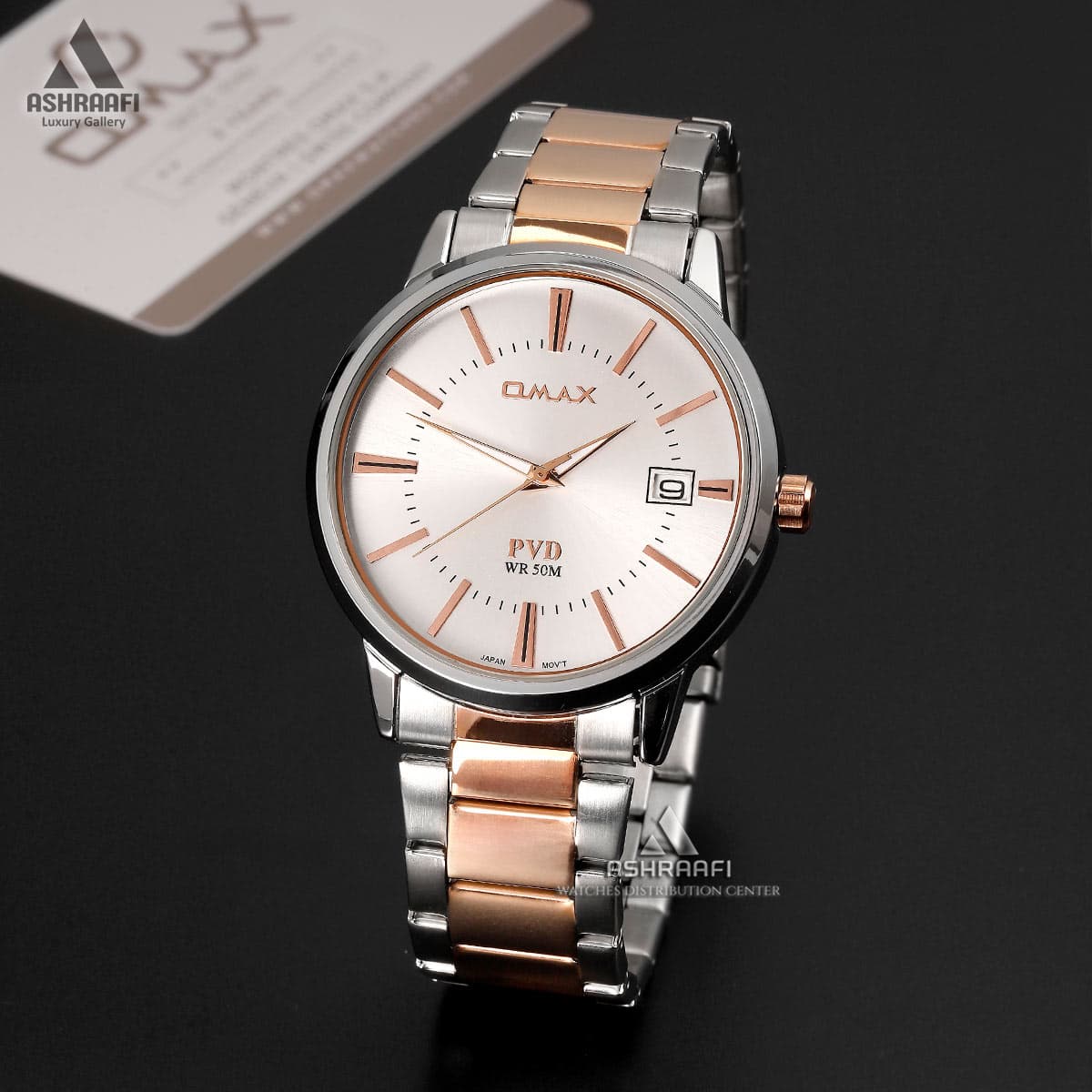 ساعت اوماکس صفحه سفید Omax CFD029N018 — تصویر ۲