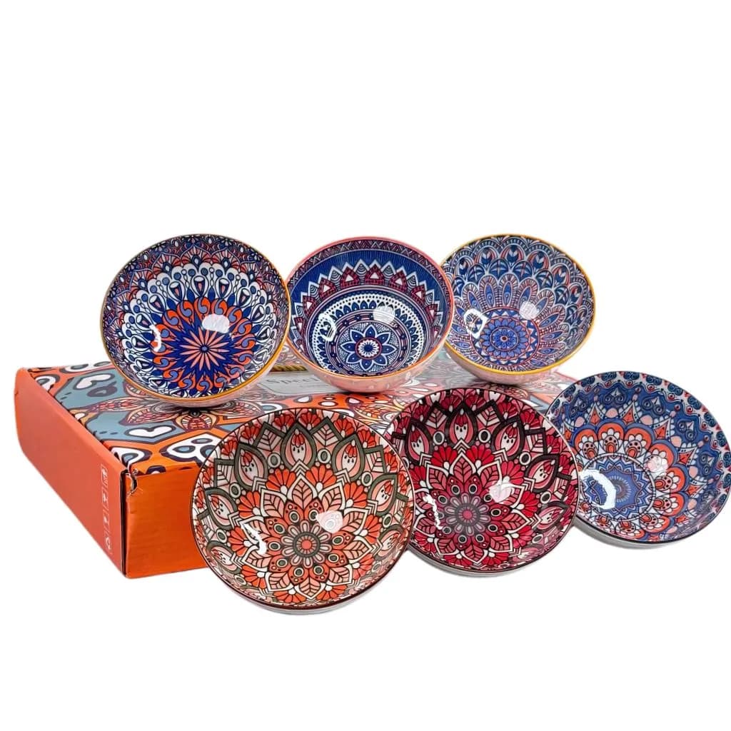 پک کادویی کاسه و چاپستیک طرح دنی هوم مدل 6 عددی m265 — تصویر ۴
