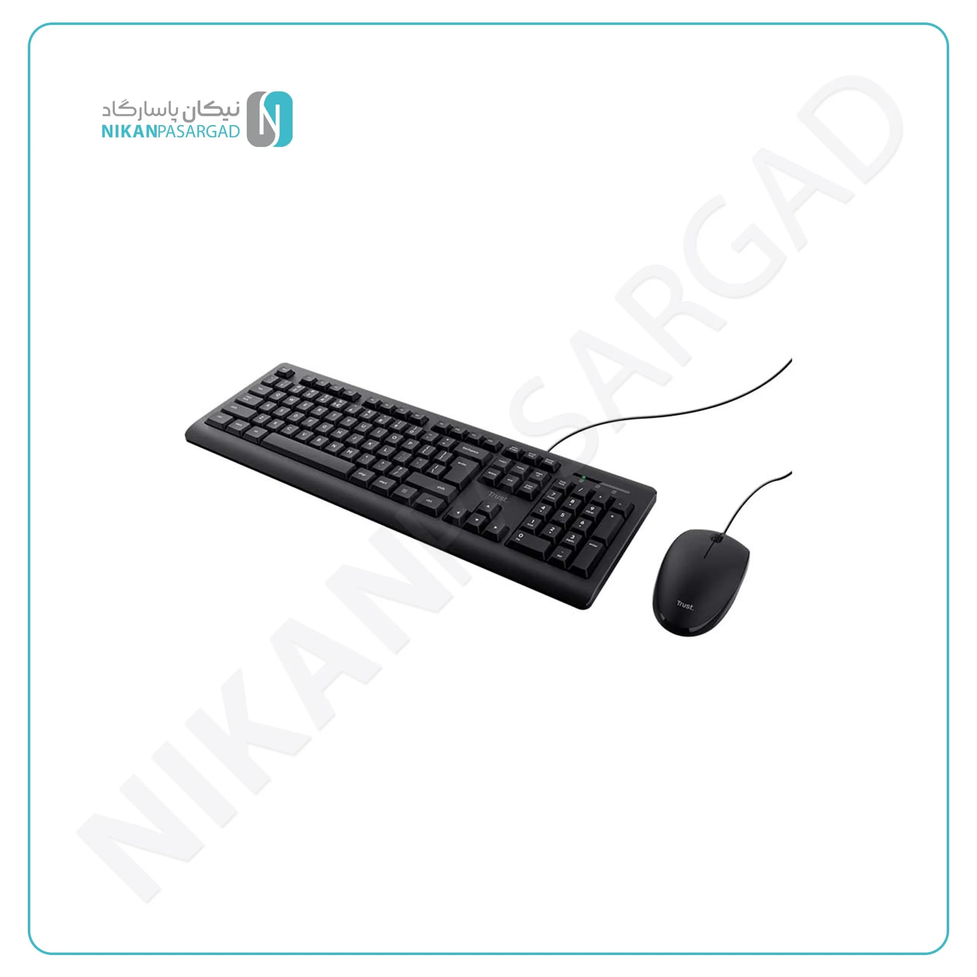 ماوس و کیبورد سیم دار تراست مدل Trust TKM 250 — تصویر ۲