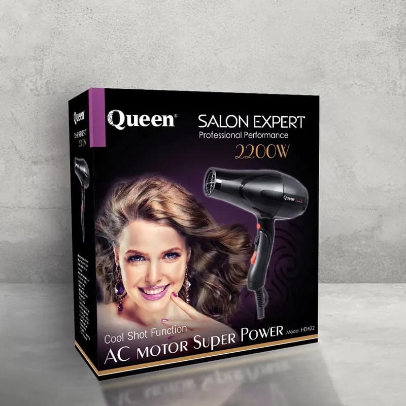 سشوار کویین مدل Queen HD422 2200W — تصویر ۲
