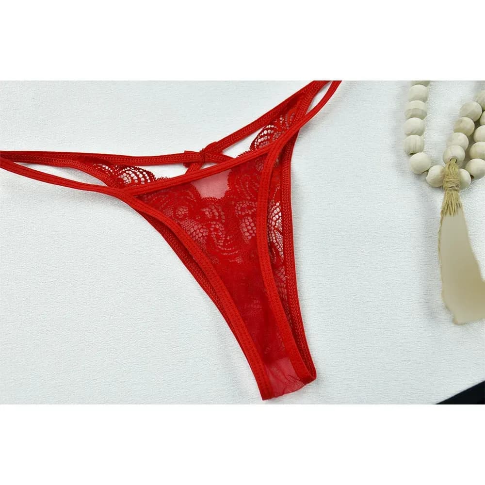 شورت فانتزی زنانه دانتل سایز XL — تصویر ۲