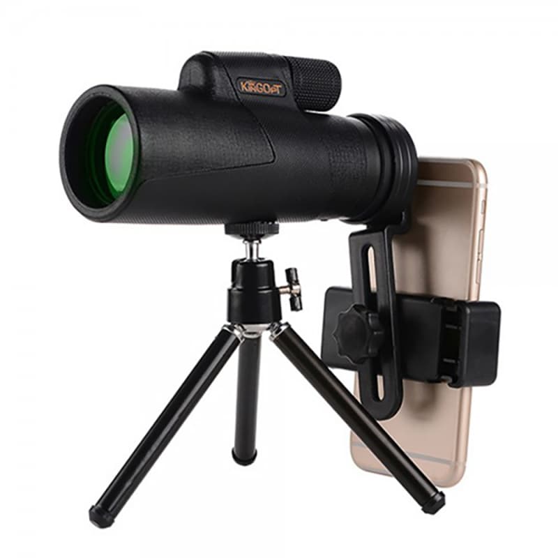 دوربین تک چشمی Kingopt مدل 42×10 با پایه و رابط عکاسی موبایل — تصویر ۳