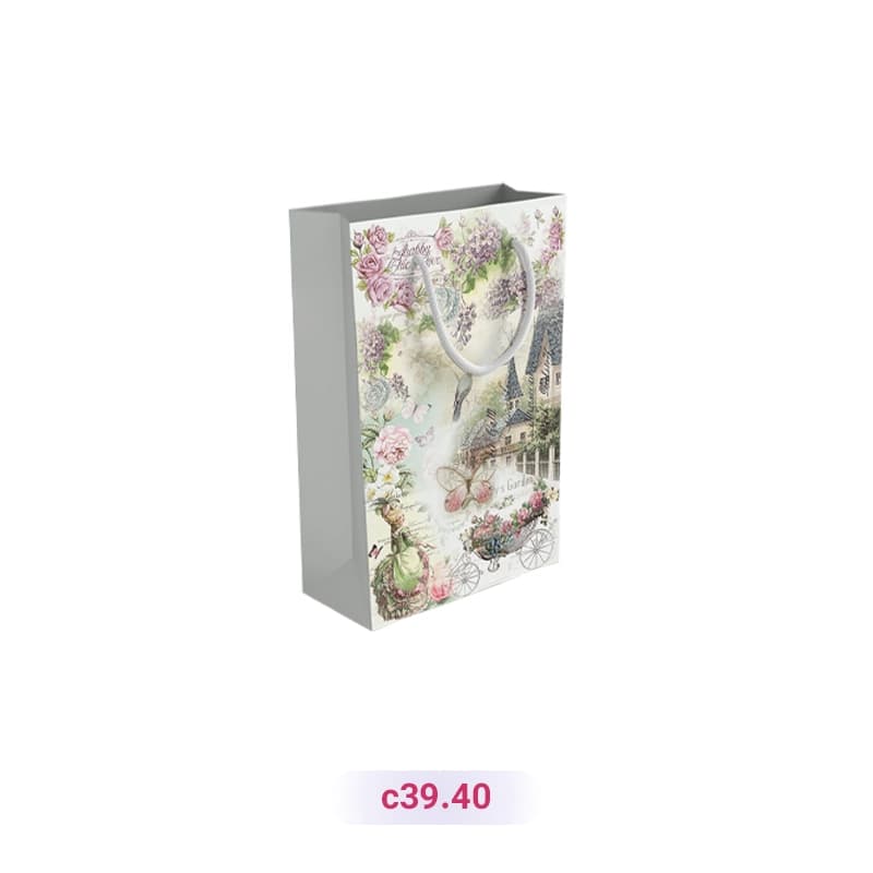 پاکت کادو با طرح منظره سفید (سری 40)