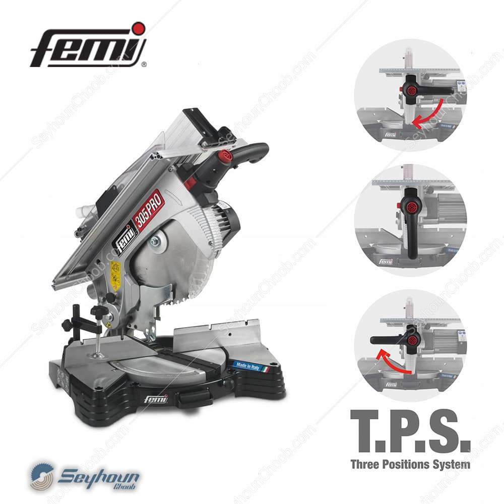 فارسی بر ثابت فمی مدل femi 305 PRO – 8436044 با قطر 305 میلیمتری 1300 وات — تصویر ۲