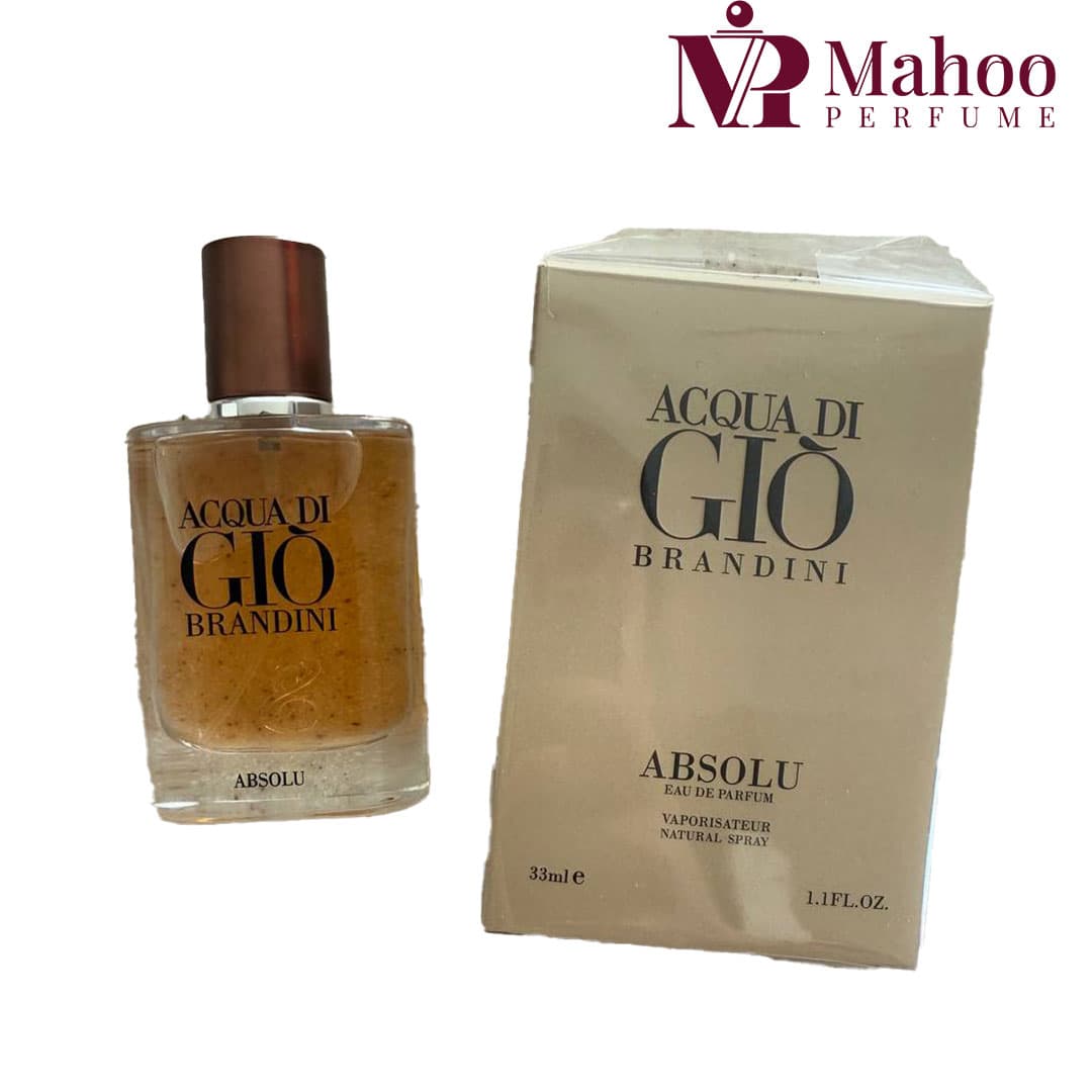 عطر ادکلن آکوا دی جیو ابسولو برندینی 33 میل | Acqua Di Gio Absolu Brandini — تصویر ۲