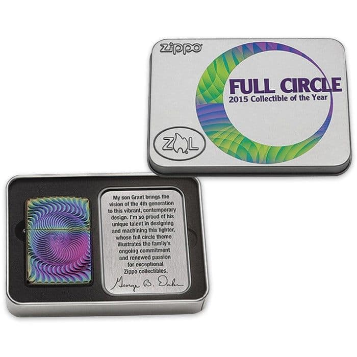 فندک زیپو مدل Full CIRCLE 28883 — تصویر ۴