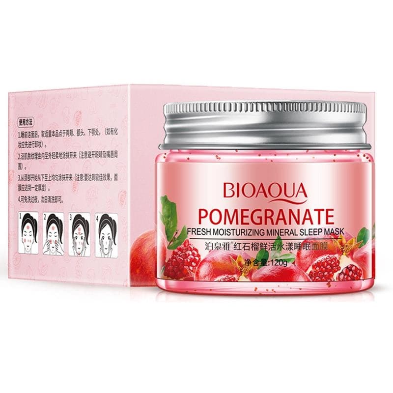 ماسک صورت شب بایو آکوا مدل pomegranate حجم 120 میلی لیتر — تصویر ۱۰