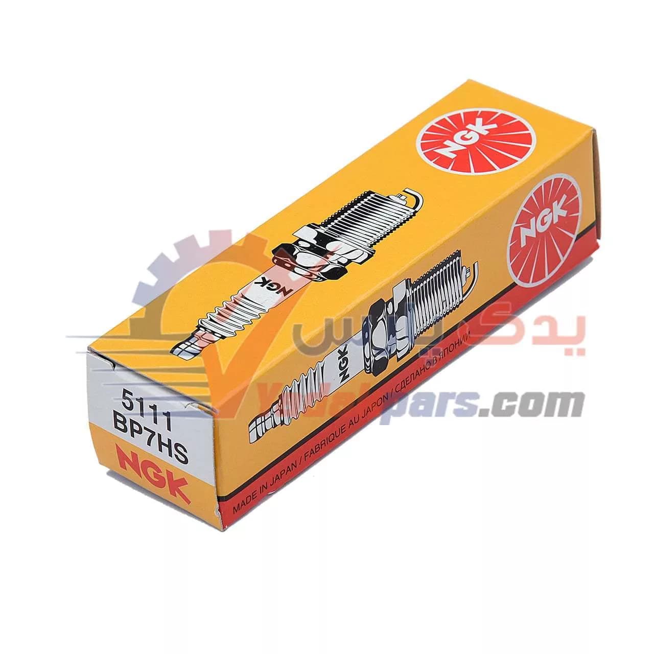شمع قایق ngk | شمع نیکل موتور دریایی/موتورسیکلت NGK ژاپن کد 5111 (۱عددی) — تصویر ۲