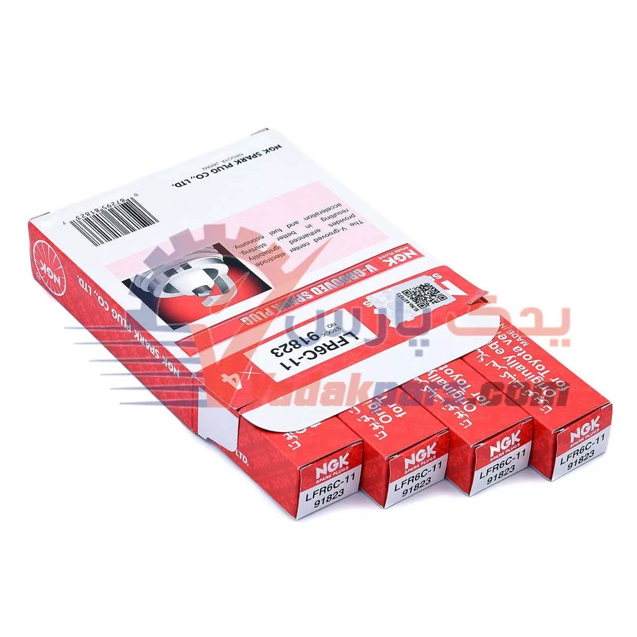 شمع پایه بلند نیکل انجیکا- LFR6C-11 (بسته۴عددی) مناسب برای TU5- برلیانس — تصویر ۳