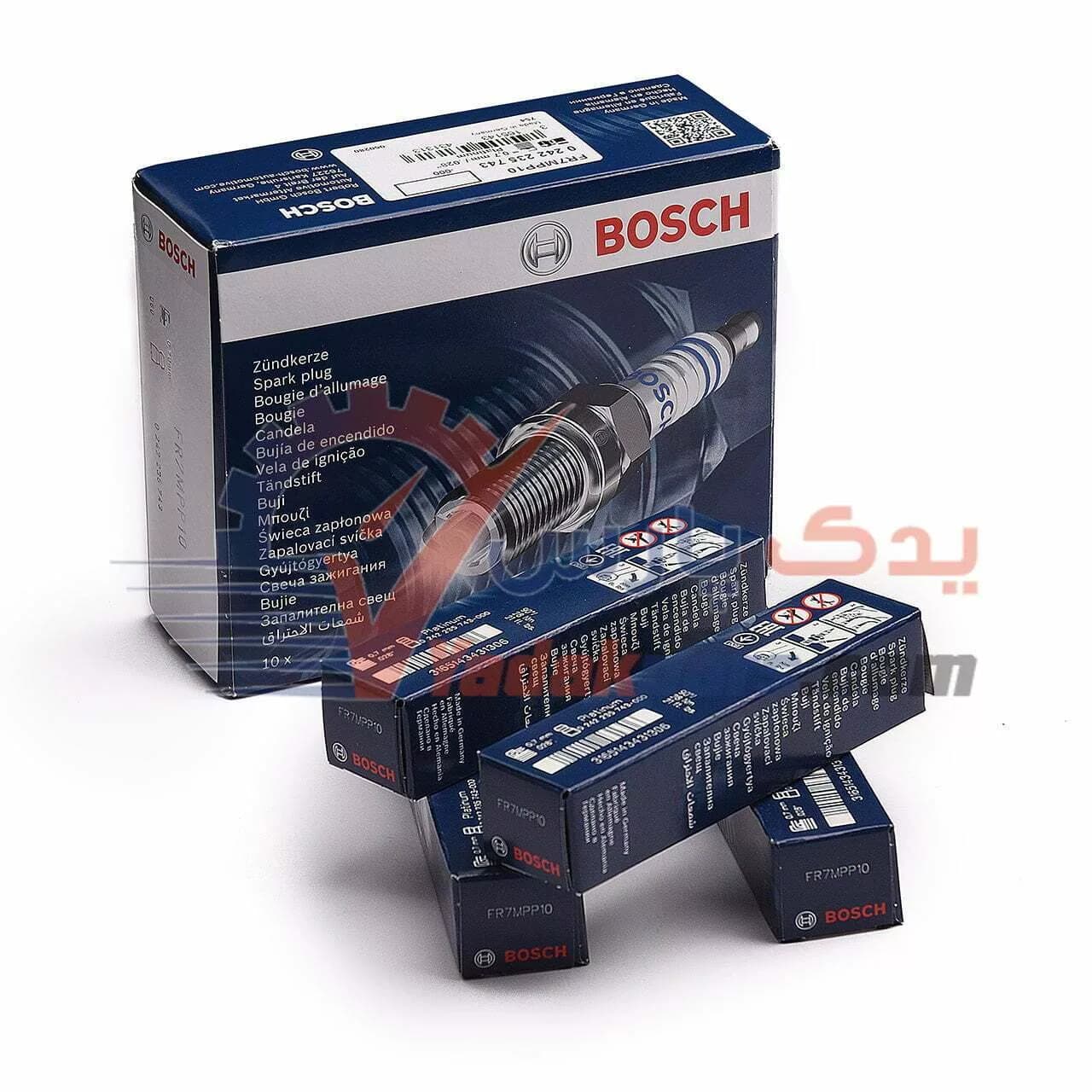شمع پلاتینیوم سوزنی بوش پایه بلند سوزنی (بسته۴عددی) کد FR7MPP10 — تصویر ۴