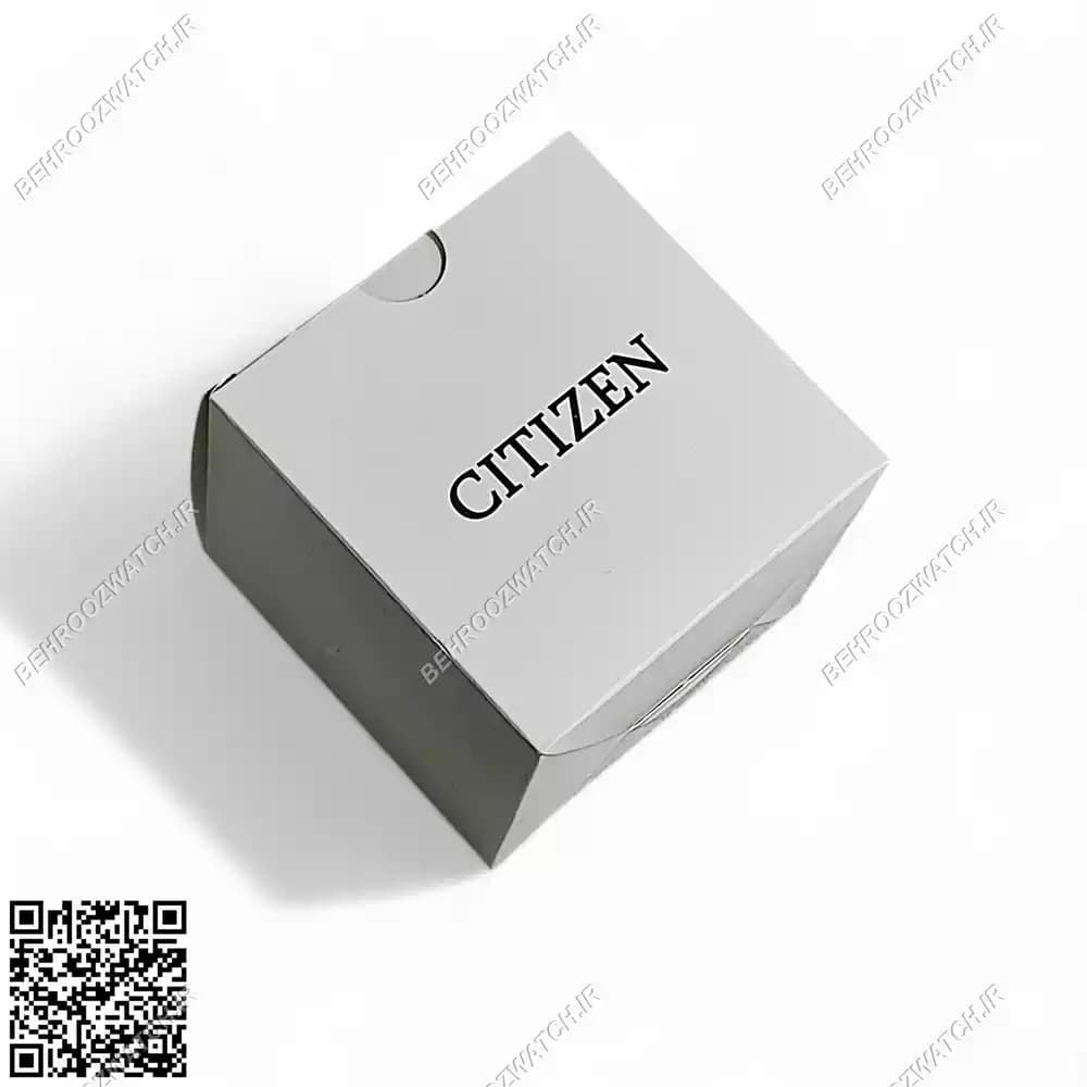 جعبه ساعت مچی سیتی زن (CITIZEN) روکش چرم — تصویر ۵