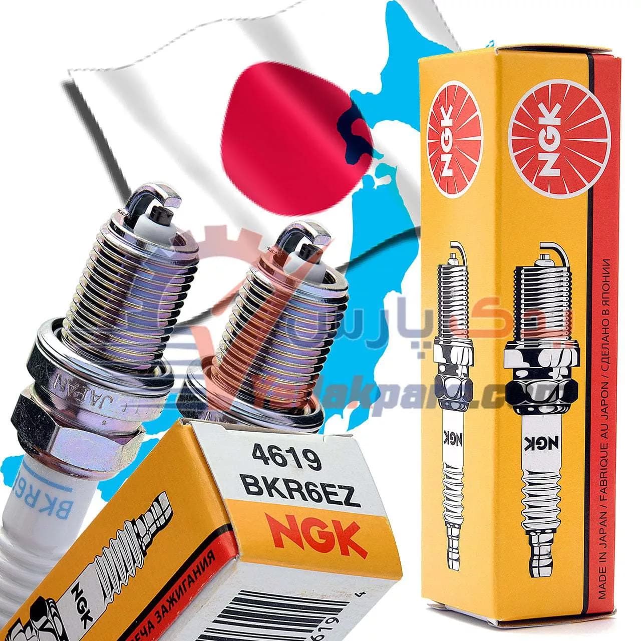 شمع سمند ملی ngk ژاپن پایه کوتاه الکترود ۲۹ کد 4619 (بسته ۴ عددی)