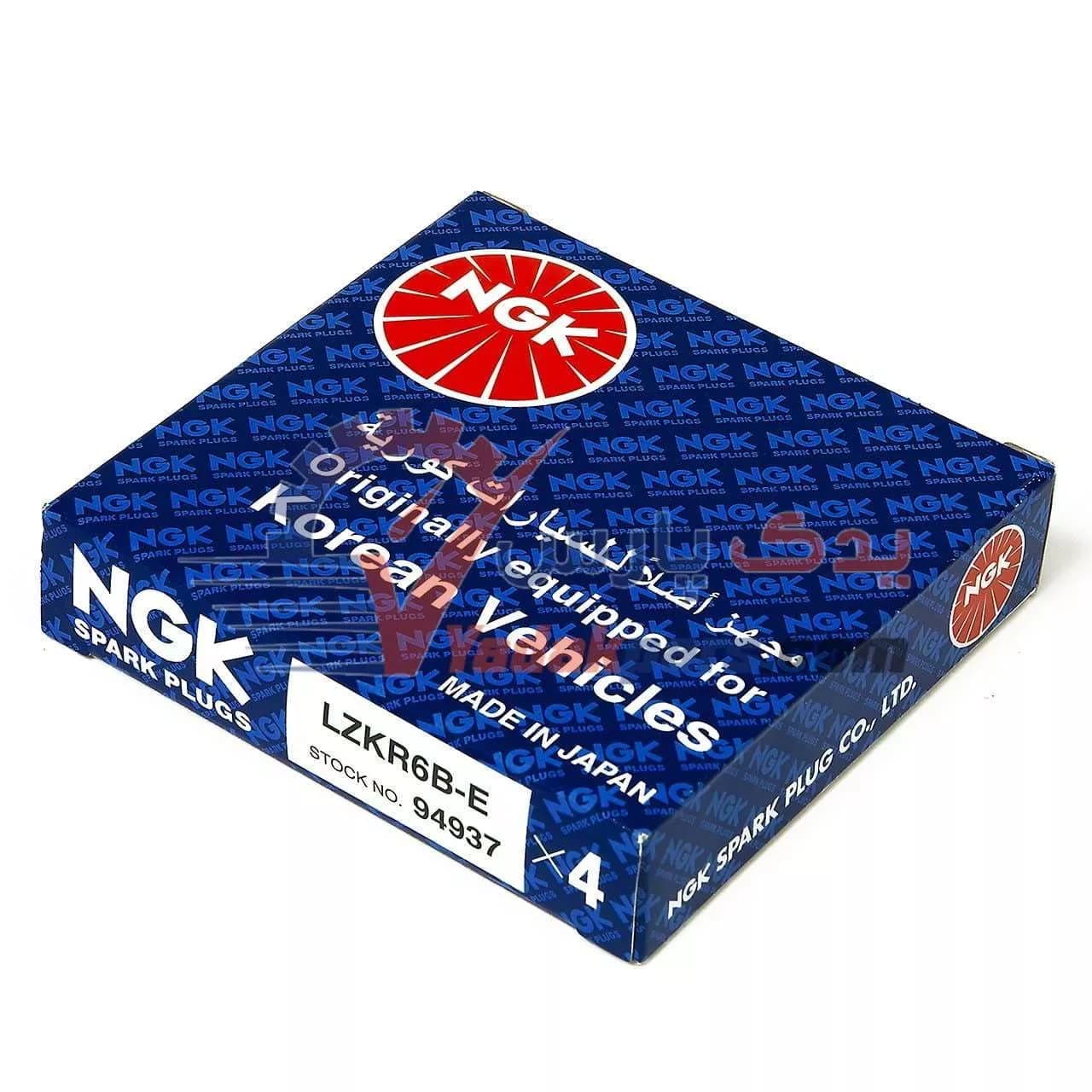 شمع خودرو یورو ۴ NGK (بسته۴عددی) LZKR6B-E 94937 — تصویر ۵
