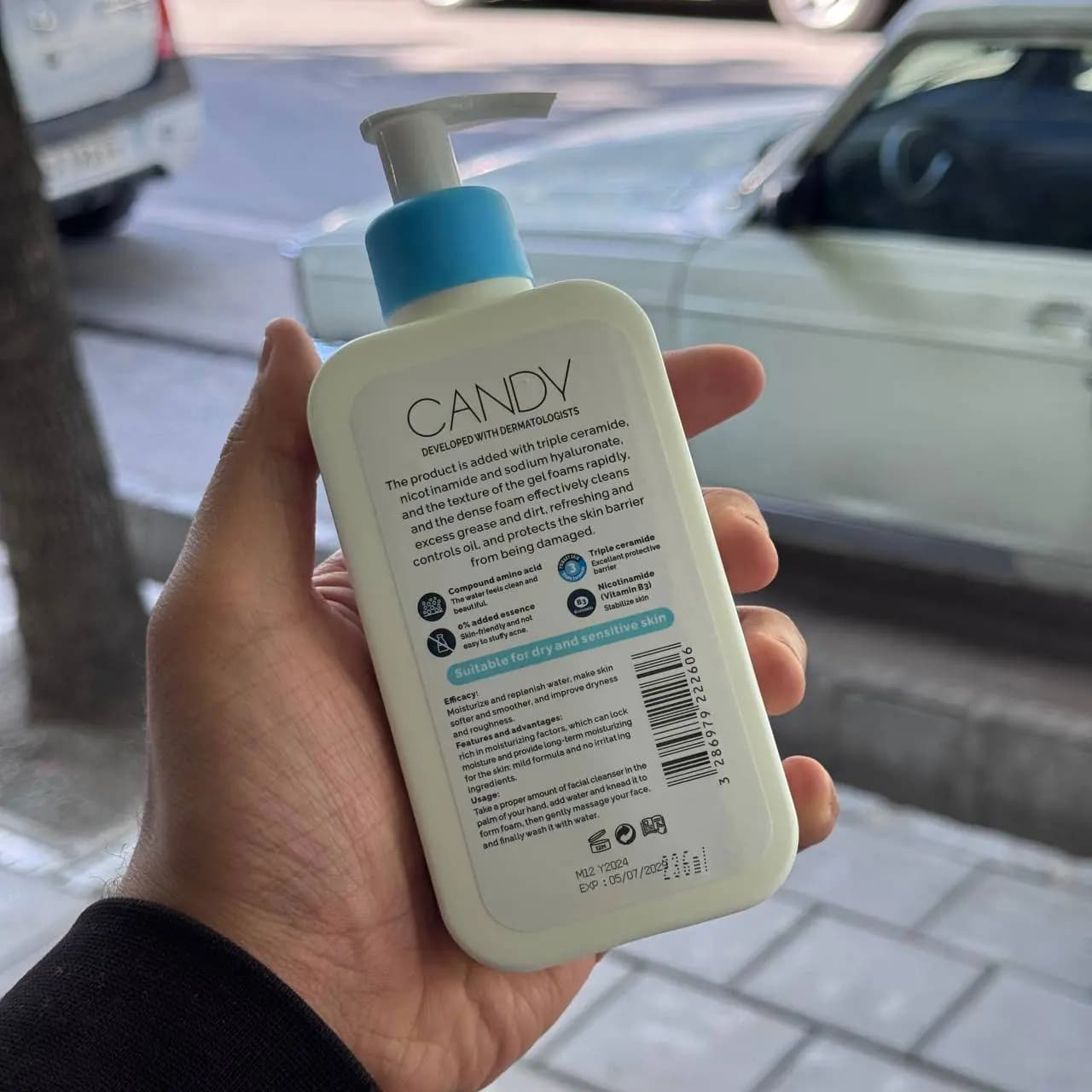 ژل شستشوی پوست خشک،زبر و ناهموار کندی حجم 236ml — تصویر ۵