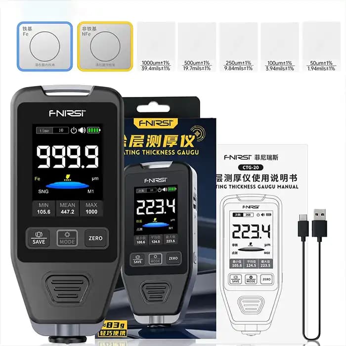ضخامت سنج رنگ FNIRSI CTG-20 — تصویر ۸