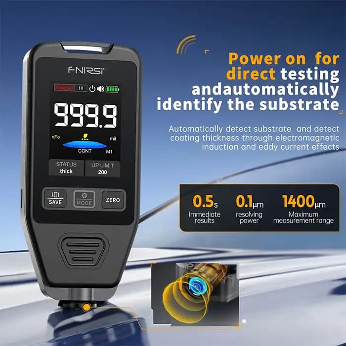 ضخامت سنج رنگ FNIRSI CTG-20 — تصویر ۳