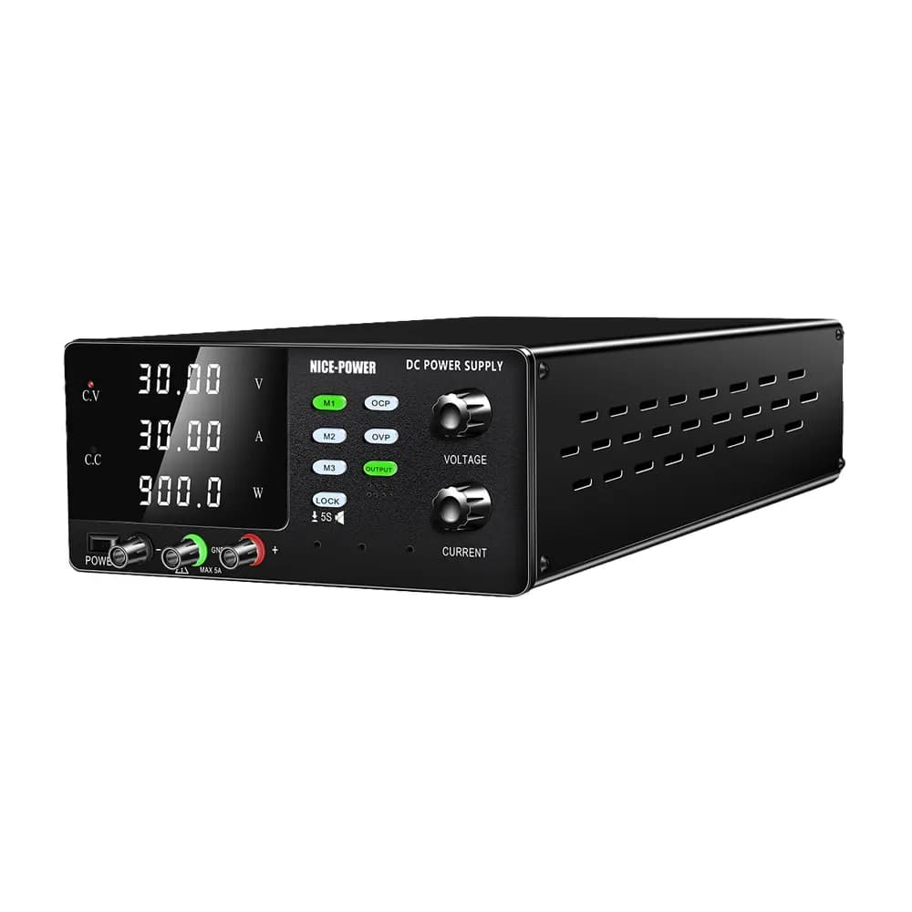 منبع تغذیه آزمایشگاهی متغیر 30V 30A نایس پاور R-SPS3030S-USB — تصویر ۲