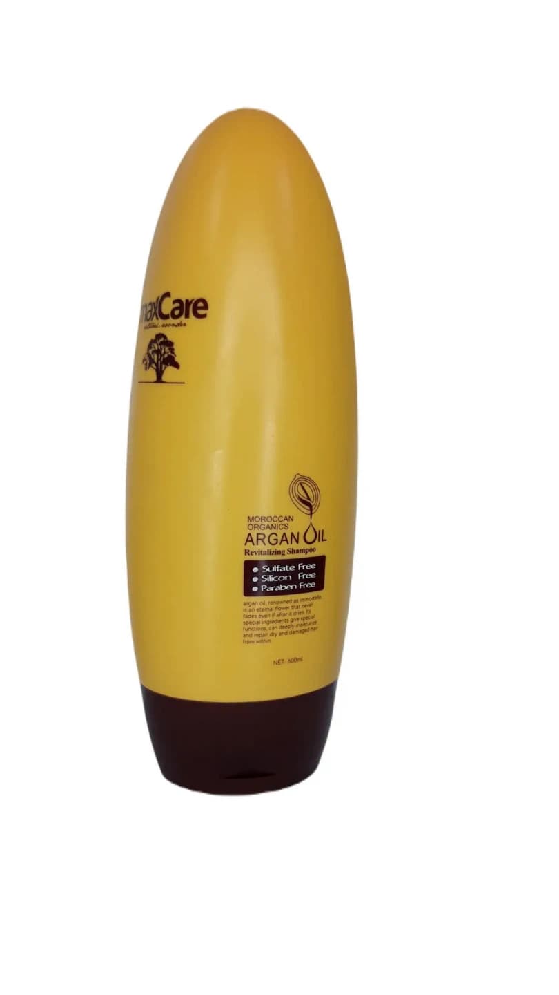 شامپو آرگان ترمیم کننده مکس کر 600 میل | maxCare Argan Oil Revitalizing Shampoo 600ml — تصویر ۳