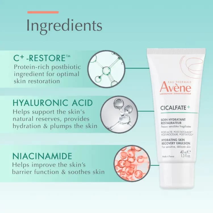 امولسیون ترمیم کننده اون سیکالفیت پلاس Avène Cicalfate 40 ml — تصویر ۵