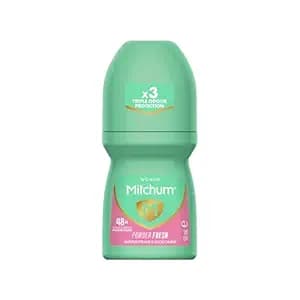 مام رولی زنانه میچام پاودر فرش 50 میل | Mitchum Women Anti-Sweat Roll-On Powder Fresh 50ml