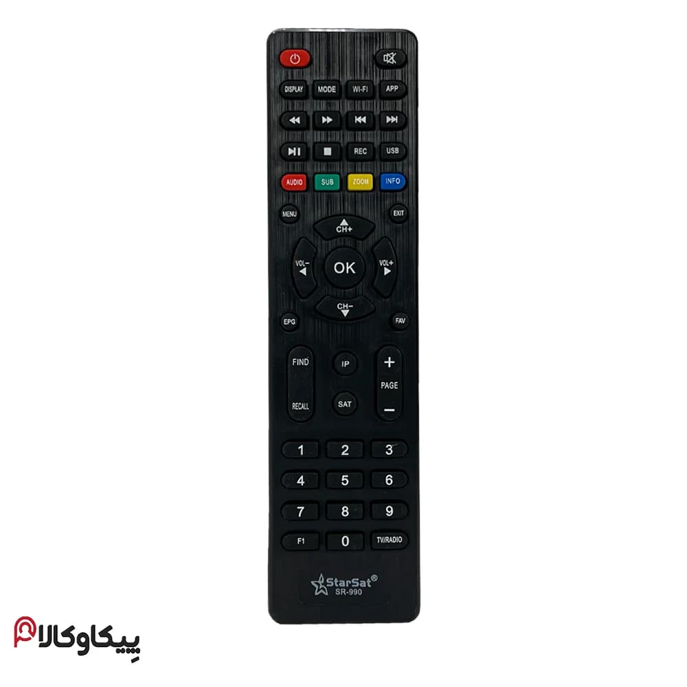 کنترل STARSAT 9990 استارست رنگی وسط میکروسوئیچی