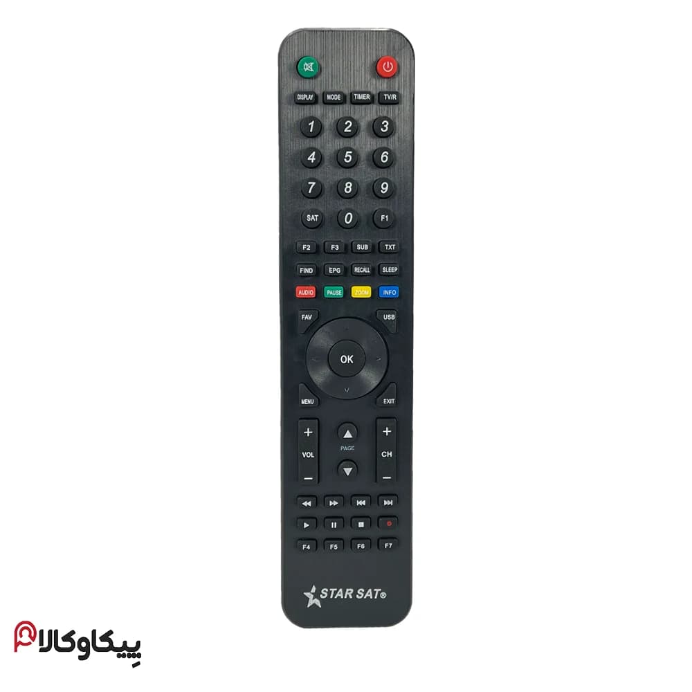 کنترل تلویزیون استارست STARSAT طرح مدیااستار