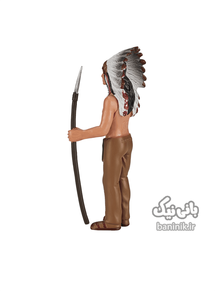 فیگور موجو سری رئیس قبیله سرخ پوست Mojo Native American Chief Figure — تصویر ۵