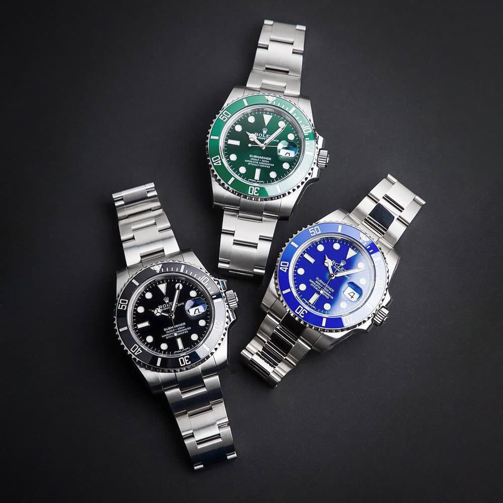 ساعت مچی اسپرت استیل رولکس ساب مارین Submariner نقره ای سبز — تصویر ۷