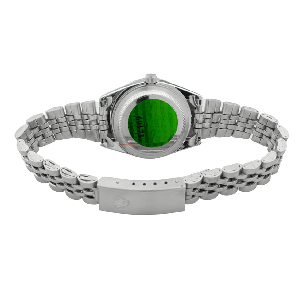 ساعت مچی زنانه استیل برند ROLEX های کپی با رنگ نقره ای — تصویر ۲