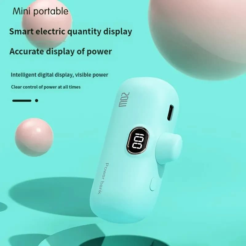 پاوربانک شیائومی 5000 میلی آمپر مدل MINI Pocket — تصویر ۳