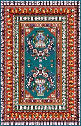 نقشه سنتی گلیم قالی s20-221