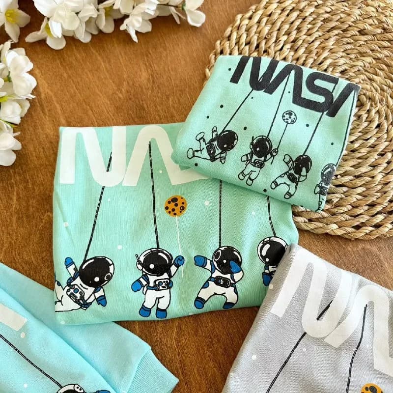 بلوز شلوار فضانورد ناسا Nasa سایز ۴ تا ۶ کد ۵۲۳۹ — تصویر ۲