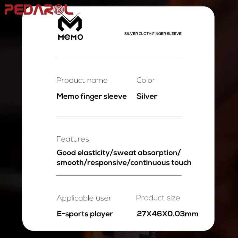 آستین کنترل کننده انگشت ممو مدل Memo FS02 — تصویر ۵