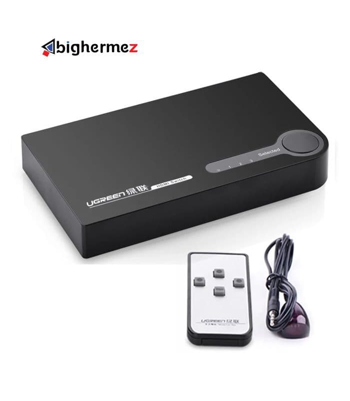 سوئیچ 3 پورت HDMI با قابلیت 3D و رزولوشن 4K با ریموت کنترل یوگرین 40234 — تصویر ۲